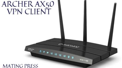 archer ax50 vpn client