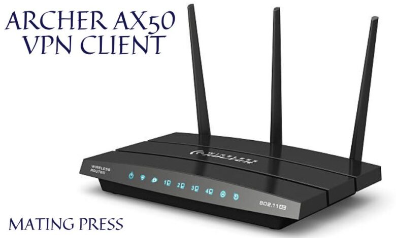 archer ax50 vpn client