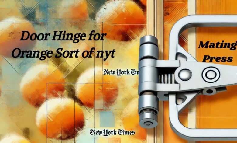 door hinge for orange sort of nyt