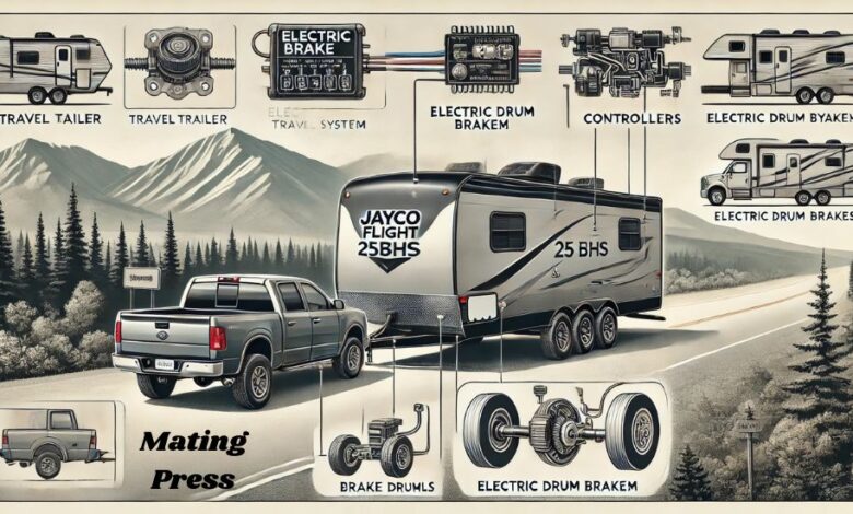 2009 jayco jay flight 25bhs travel trailer brakes