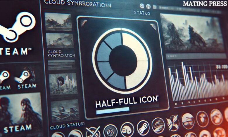 Steam Game Half Full Circle Icon Meaning