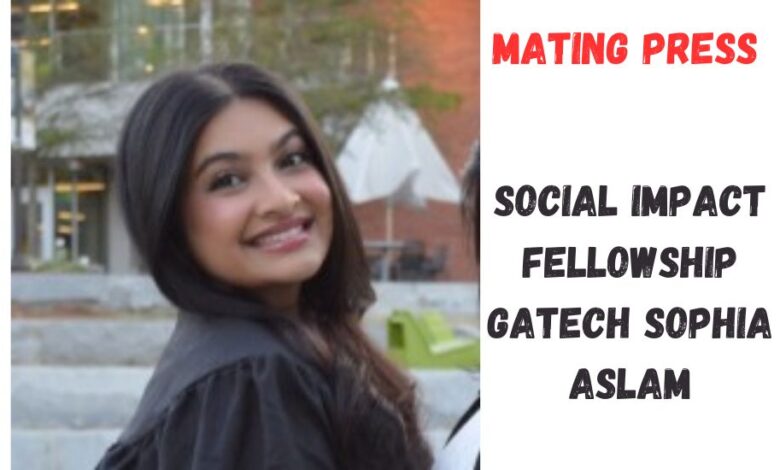 Social Impact Fellowship Gatech Sophia Aslam