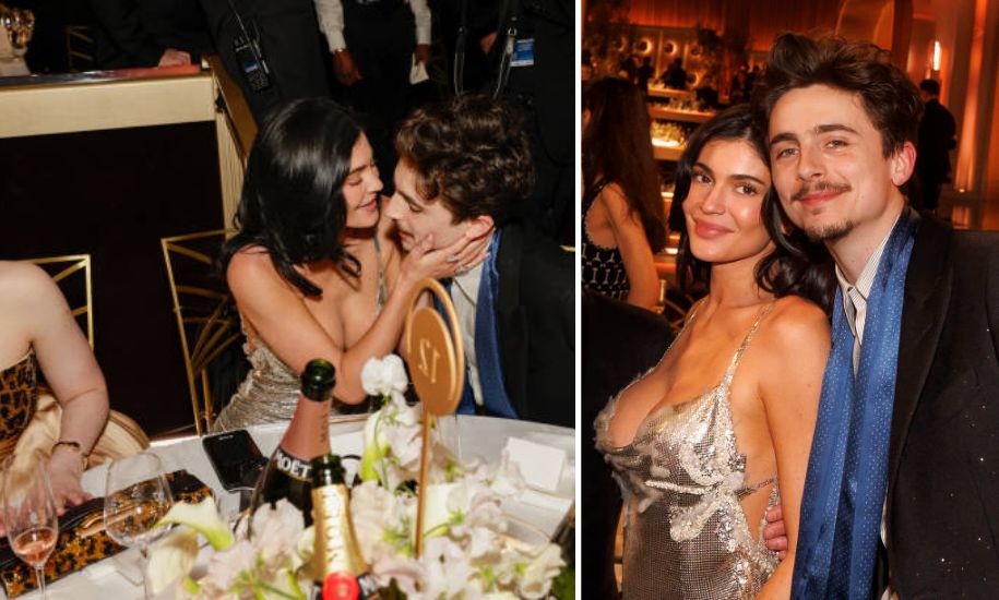 Kylie Jenner and Timothée Chalamet