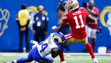 Brandon Aiyuk Rams Sideline Scuffle