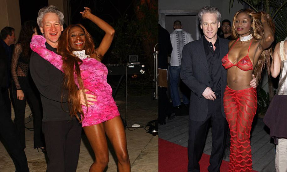 Coco Johnsen and Bill Maher