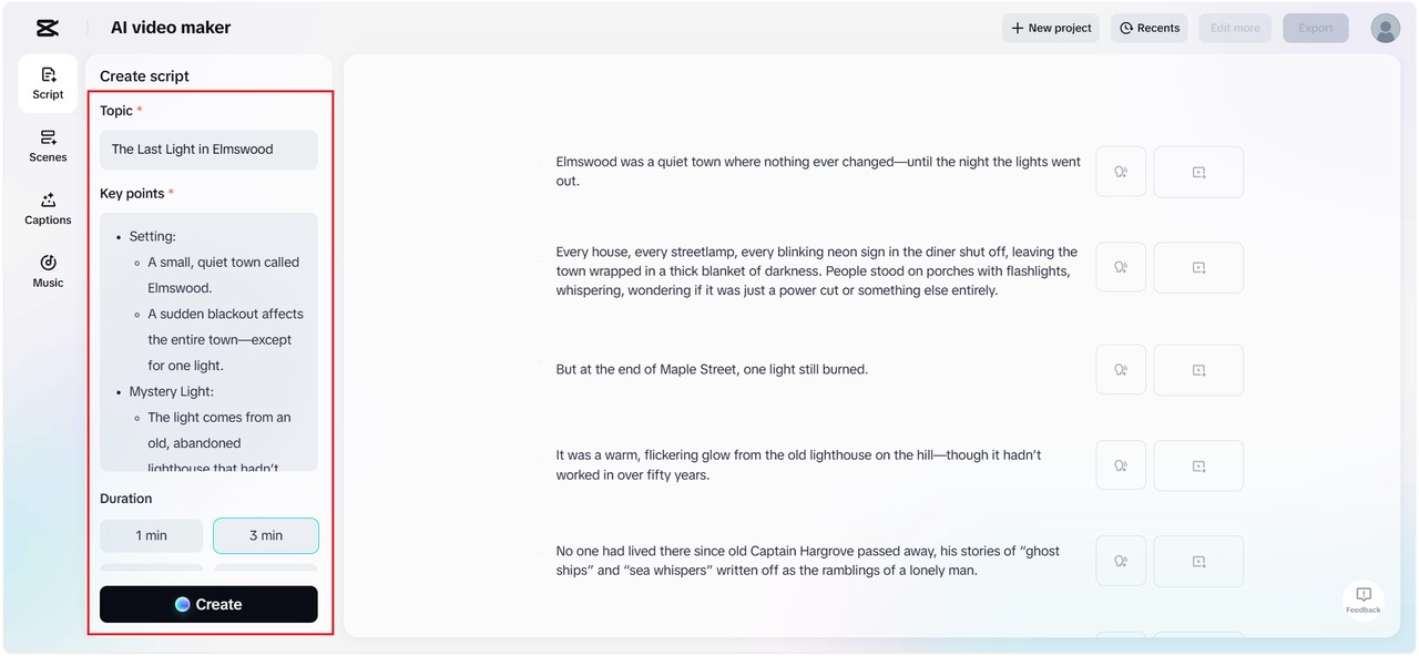 Create Your Script Efficiently