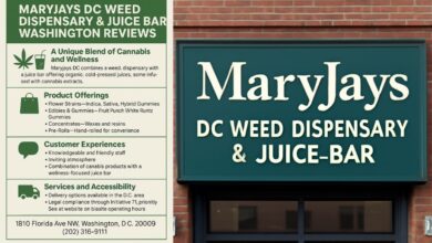 Maryjays DC Weed Dispensary Juice Bar Washington Reviews