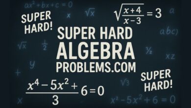 Super Hard Algebra Problems.com