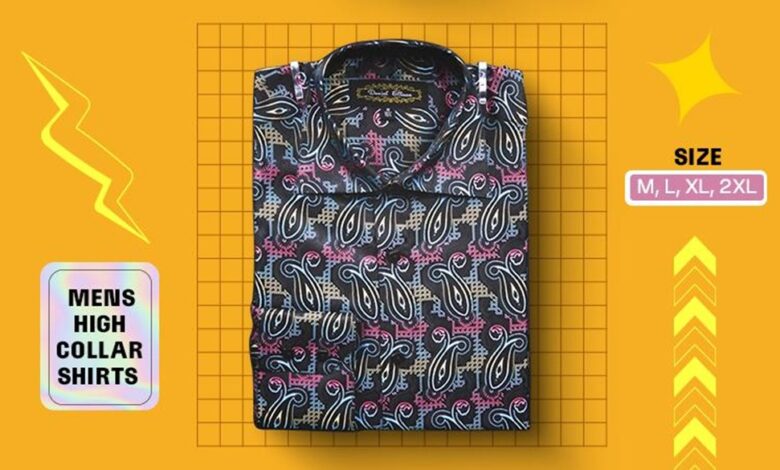 Wear Men’s High Collar Shirts